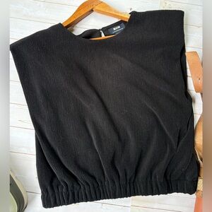 Maeve X Anthropologie padded shoulder sweater